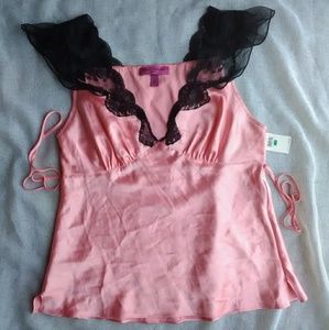 Betsey Johnson Sateen pajama top